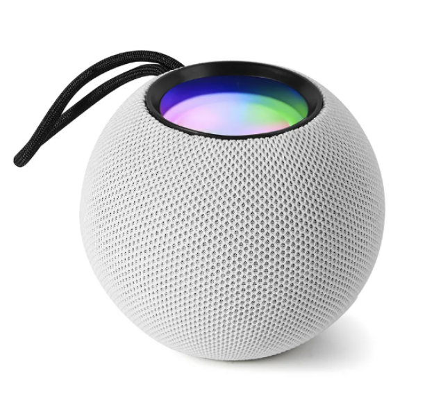 PARLANTE PORTATIL RECARGABLE CON LUZ BT/FM BLANCO BC-AU-BS-226-WT BICONIC