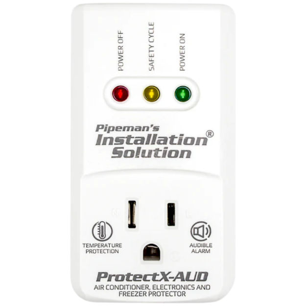 PROTECTOR DE PICOS 1 TOMA 1650W AC/REFRIGERADORA/LAVADORA CON ALARMA PROTECTX-AUD NIPPON