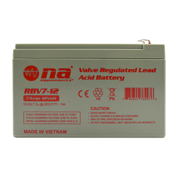 BATERIA SECA RECARGABLE 12V/7A RB7-12 NIPPON