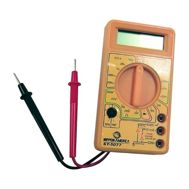 TESTER DIGITAL 9 FUNCIONES C/ZUMBADOR ST-5077 NIPPON