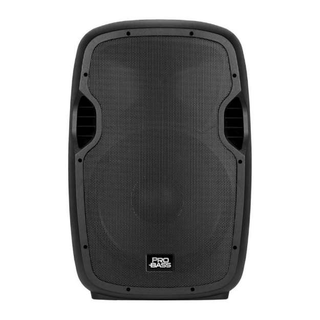 PARLANTE AMPLIF 15 2000W BLUET FM USB/MP3/MIC ELEVATE115 PRO BASS