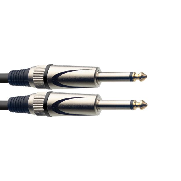 STAGG SGC6DL CABLE AUDIO 1/4M M A 1/4M M 6MTS PVC DELUXE