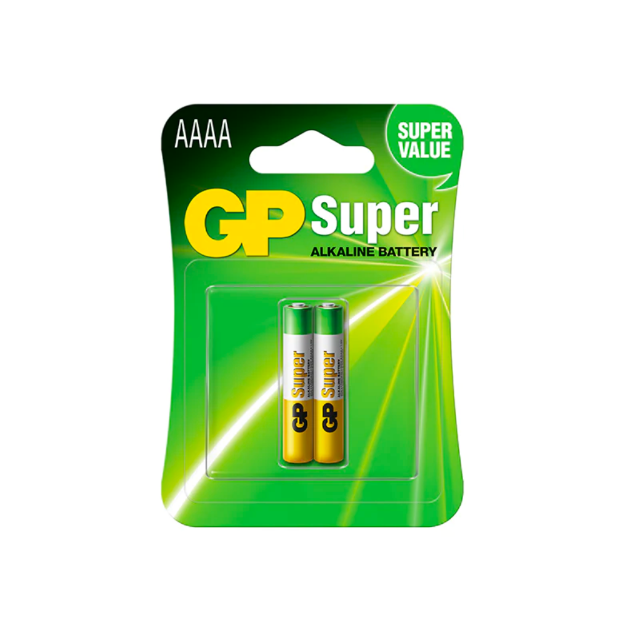 BATERIA ALCALINA AAAA 1.5V 2 UNDS 25A-2U2 GP