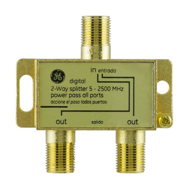 DISTRIBUIDOR DE SEÑAL DE TV 2 VIAS 2.3GHZ DIGITAL 33526 GE