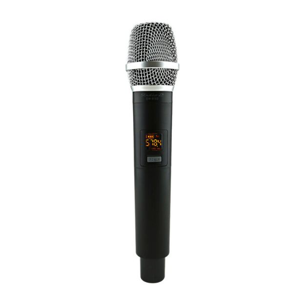 STUDIO Z GW-850 MICRÓFONO INALÁMBRICO DE MANO UHF MINI RECEPTOR RECARGABLE NEGRO
