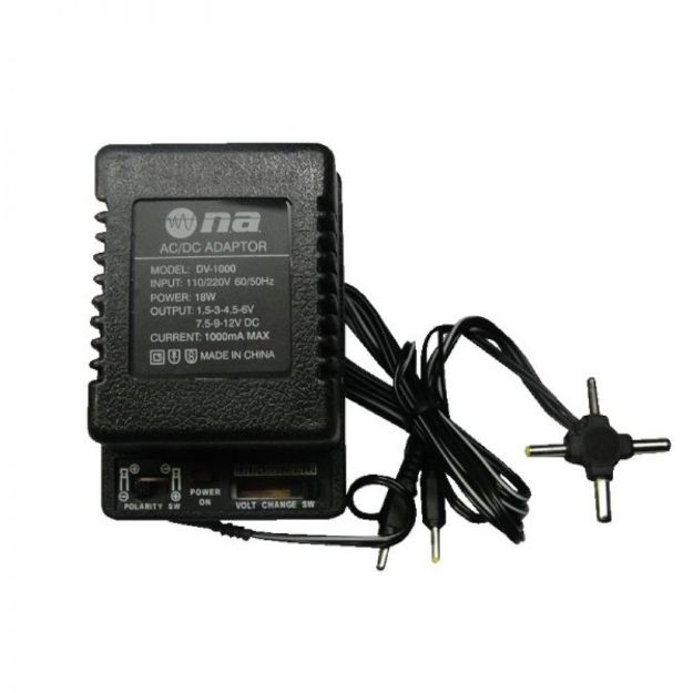 ADAPTADOR DE CORRIENTE 1AMP CABLE TIPO ESTRELLA DV-1000 NIPPON