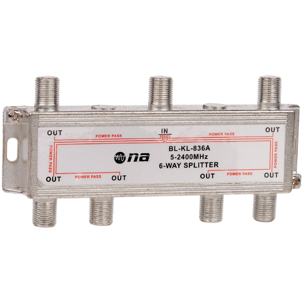 DISTRIBUIDOR DE SEÑAL DE TV 6 VIAS 2.3GHZ DIGITAL BLKL-836A NIPPON