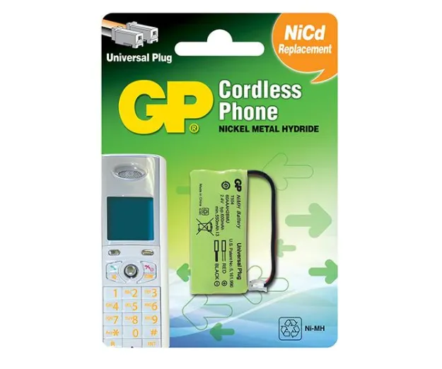 BATERIA TELEFONICA T-504 600MA 2.4V GP60AAAH2BMU-2U1 GP