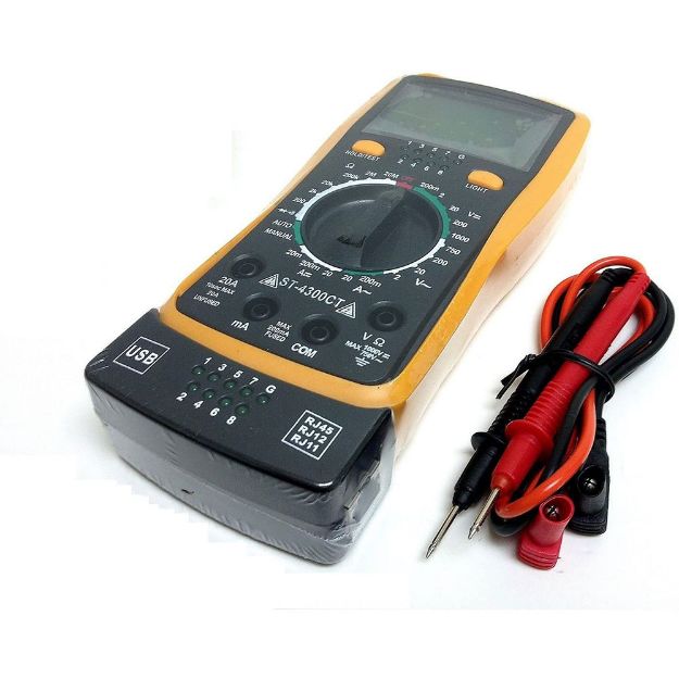 TESTER DIGITAL Y DE LINEA RJ45/USB ST-4300CT NIPPON