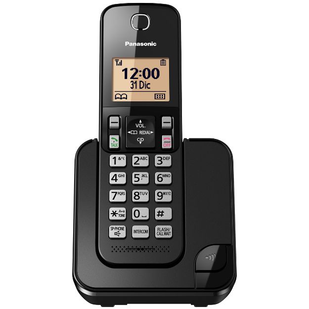TELÉFONO INALÁMBRICO ID LLAMADA NEGRO KX-TGC350LAB PANASONIC