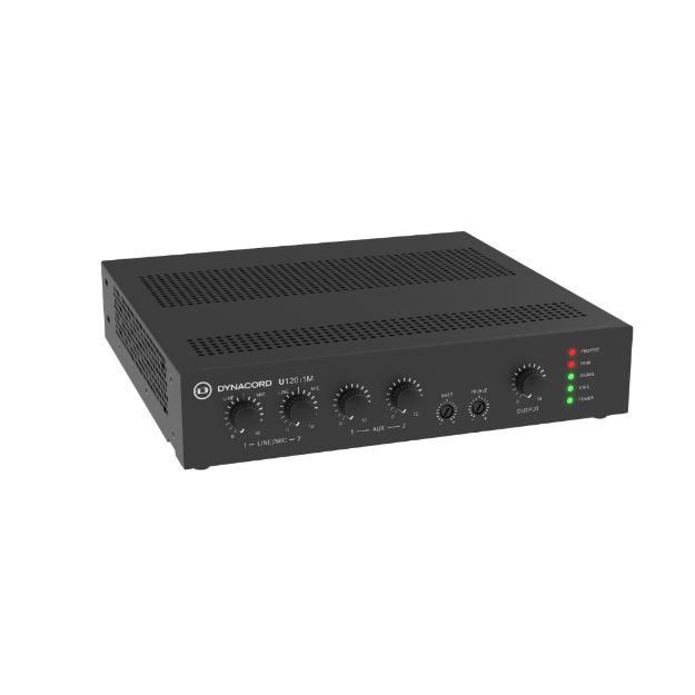 DYNACORD U120:1M-US MEZCLADORA AMPLIFICADA 4 ENTRADAS 120W 1CH 4 O 8 O 70 V y 100 V