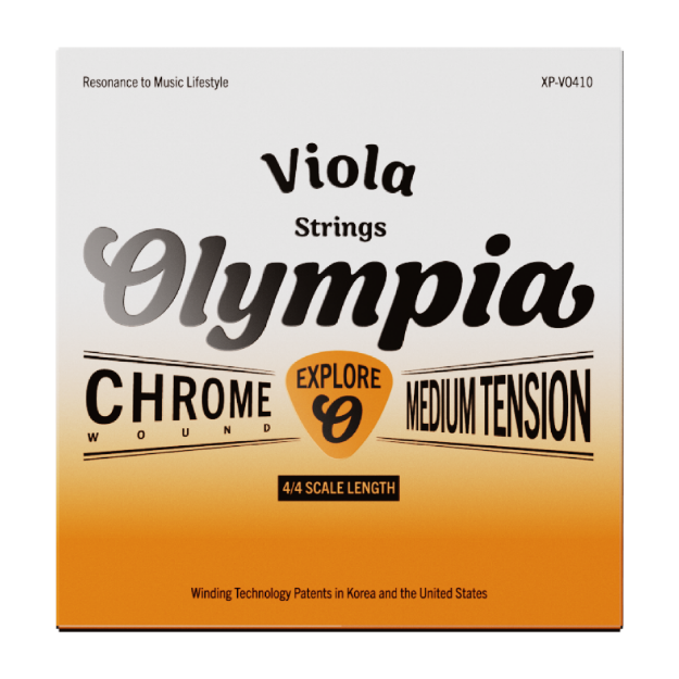 OLYMPIA EXPLORE XP VO410 CUERDAS PARA VIOLA ENTORCHADO CROMO ESCALA 4 4