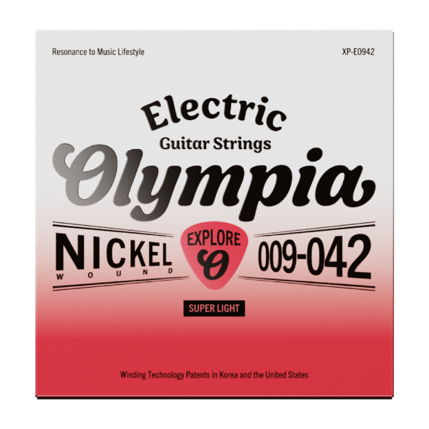 OLYMPIA EXPLORE XP E0942 CUERDAS PARA GUITARRA ELECTRICA ENTORCHADO NIQUEL 009-042
