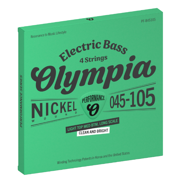 OLYMPIA PERFORMANCE PF B45105 CUERDAS PARA BAJO ELECTRICO ENTORCHADO NIQUEL 045-105
