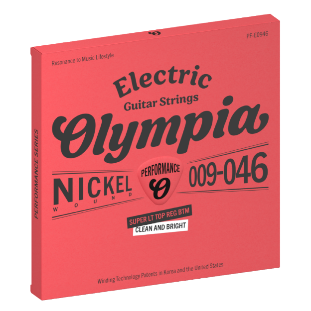 OLYMPIA PERFORMANCE PF E0946 CUERDAS PARA GUITARRA ELECTRICA ENTORCHADO NIQUEL 009-046