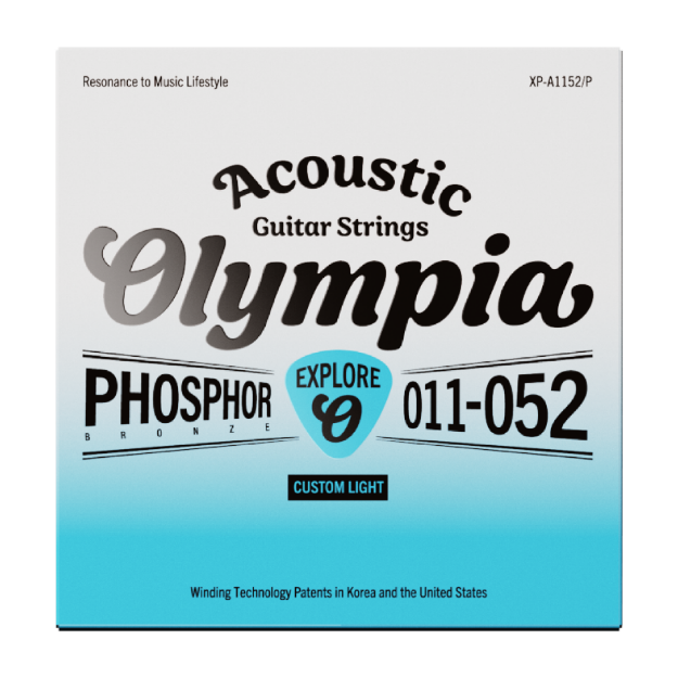 OLYMPIA EXPLORE XP A1152 P CUERDAS PARA GUITARRA ACUSTICA FOSFORO BRONCE 011-052