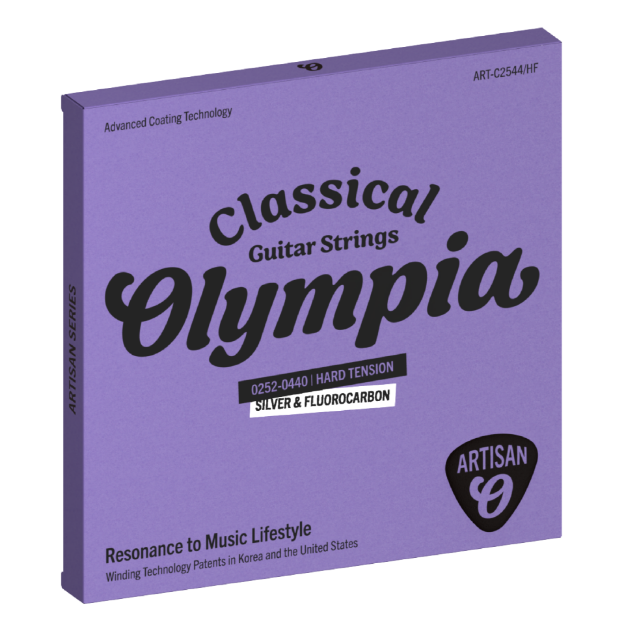 OLYMPIA ARTISAN ART C2544 HF CUERDAS PARA GUITARRA CLASICA RECUBIERTAS FLUOROCARBONO TENSION ALTA