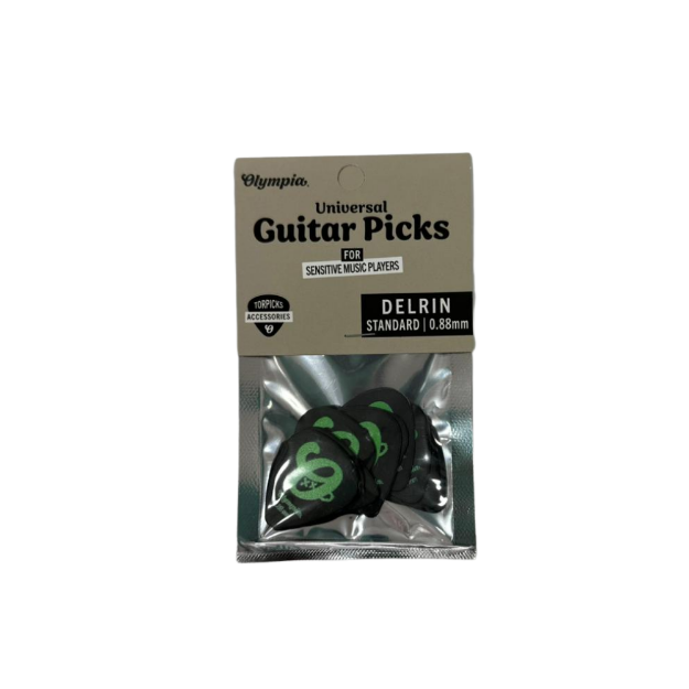 OLYMPIA OGP-DST 088BK PUA PARA GUITARRA FORMA ESTÁNDAR 0 88 MM COLOR NEGRO