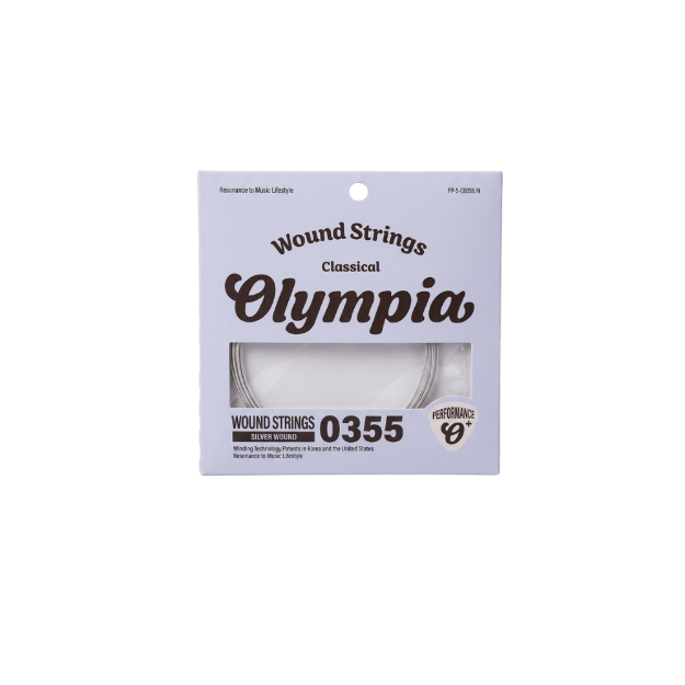 OLYMPIA PERFORMANCE PLUS PP-S-C0355/N CUERDA INDIVIDUAL ENTORCHADO PLATA 0355