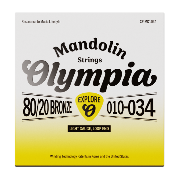 OLYMPIA EXPLORE XP MD1034 CUERDAS PARA MANDOLINA 80 20 BRONCE 010-034
