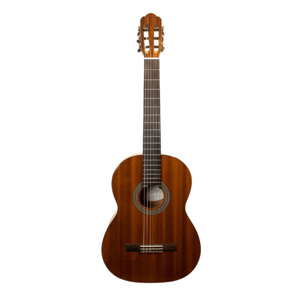 STAGG ALICANTE MM GUITARRA ACUSTICA DE SAPELI NATURAL OSCURA HIGH GLOSS NYLON