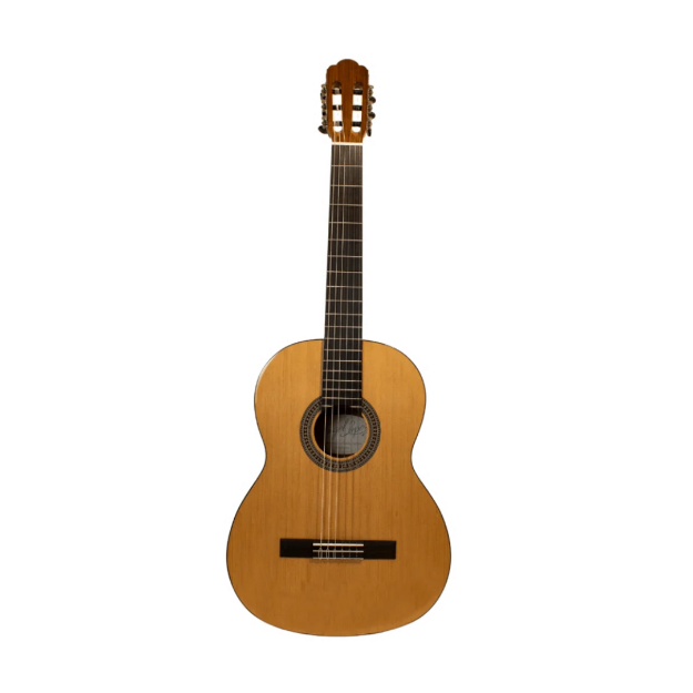 STAGG ALICANTE SM GUITARRA ACUSTICA DE SAPELI NATURAL CLARO HIGH GLOSS NYLON