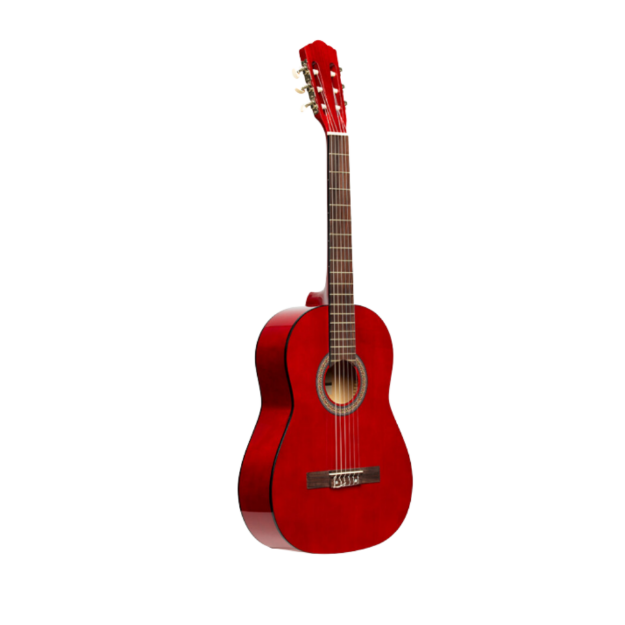GUITARRA CLASICA 3 4 ROJA SCL50S-3 4RED STAGG