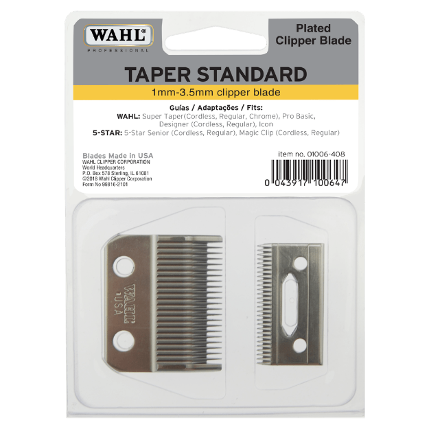 REPUESTO CUCHILLA DE SUPER TAPER/ DESIGNER/PRO BASIC/ SENIOR/ MAGIC CLIP 01006-408 WAHL PRO