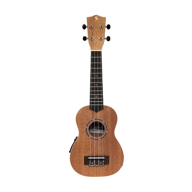 STAGG US-30E UKULELE SOPRANO CON ESTUCHE MAHOGANY NATURAL