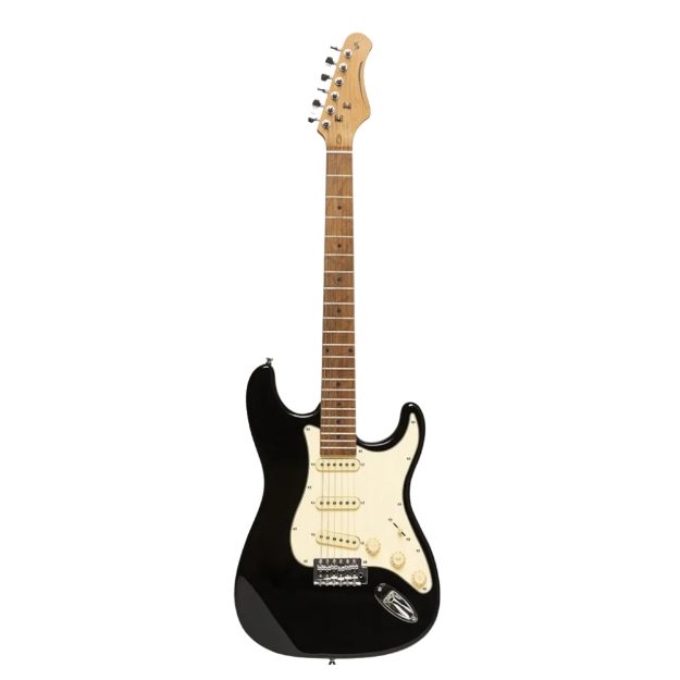 GUITARRA ELECTRICA NEGRA SES55-BLK STAGG