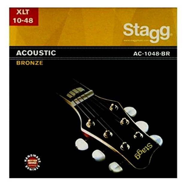 CUERDAS PARA GUITARRA ACUSTICA BRONCE AC-1048-BR STAGG