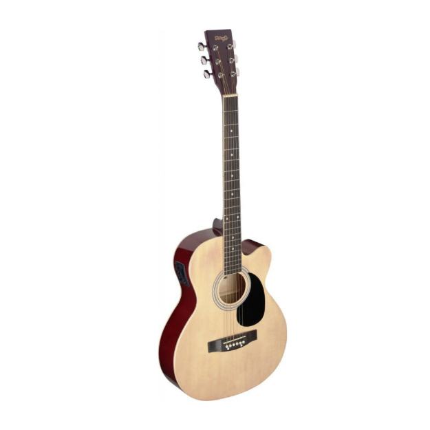STAGG SA20ACENAT GUITARRA ELECTRO ACUSTICA 38¨ CUERDA METAL NATURAL