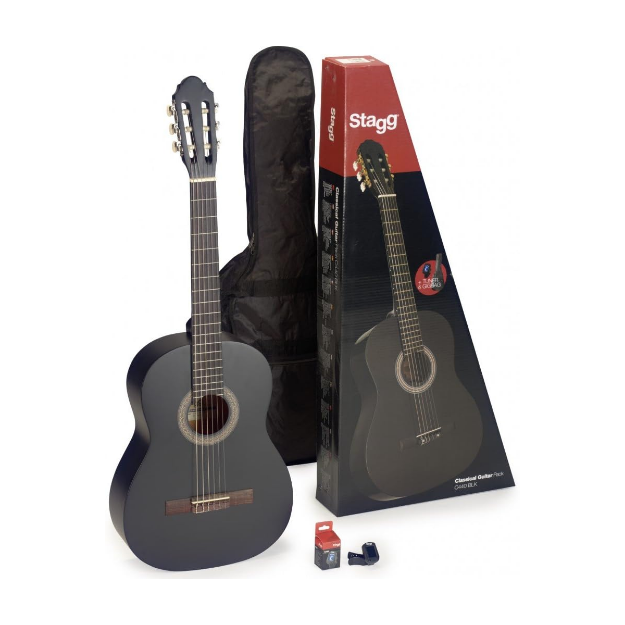 GUITARRA ACUSTICAPACK BLK C440BLKPACK STAGG