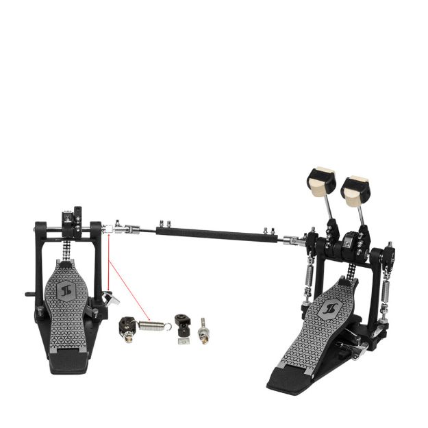 PEDAL DOBLE PARA BOMBO PPD-52