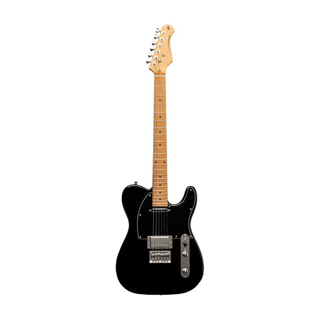 GUITARRA ELECTRICA TIPO TELE NEGRA SDET-PLSBK STAGG