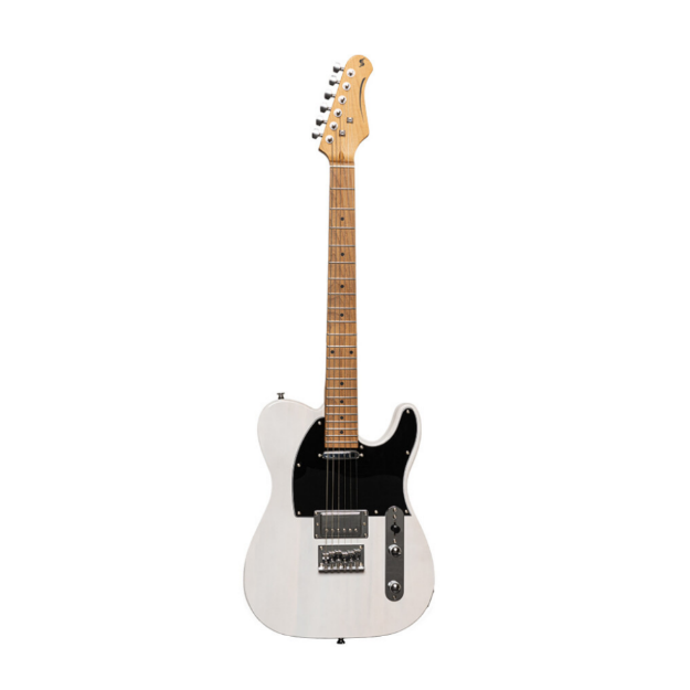 GUITARRA ELECTRICA TIPO TELE BLANCA SDET-PLSWHB STAGG