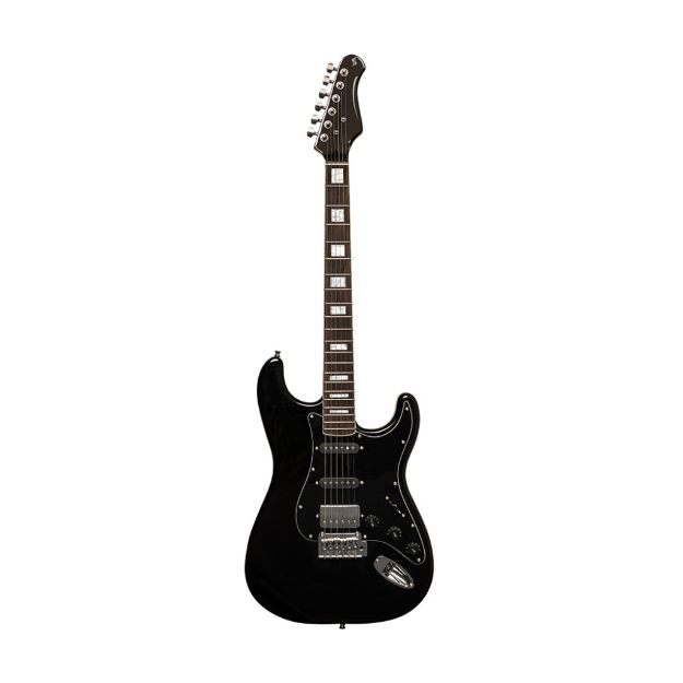 GUITARRA ELECTRICA TIPO STRACT NEGRA SES-60BLK STAGG