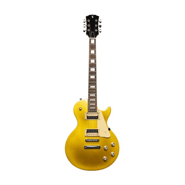 GUITARRA ELECTRICA TIPO LES PAUL GOLD SEL-STDGOLD STAGG