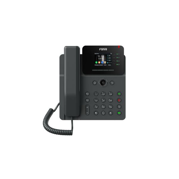 TELEFONO FANVIL 4 LINEAS SIP 10/100/1000 POE PANTALLA 2,4 COLOR V61G