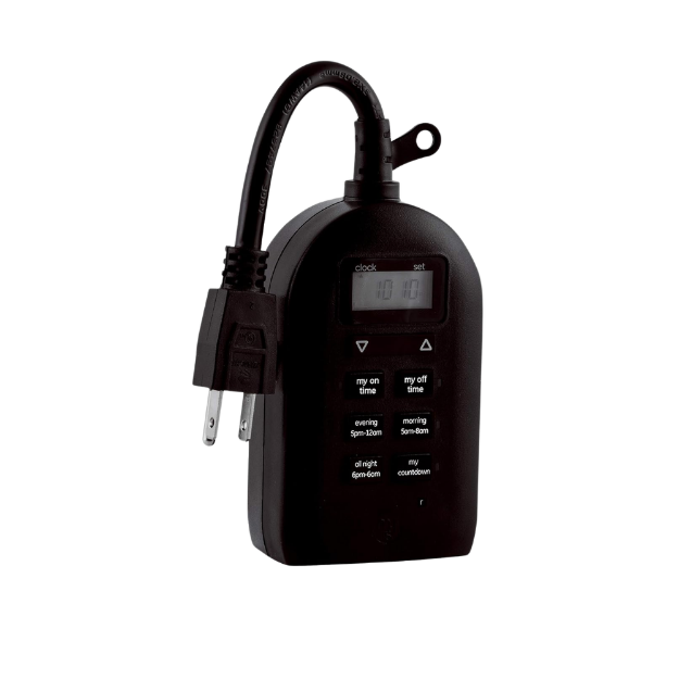 TIMER DIGITAL PARA EXTERIORES 2 TOMAS ALTA RESISTENCIA 26898 GE