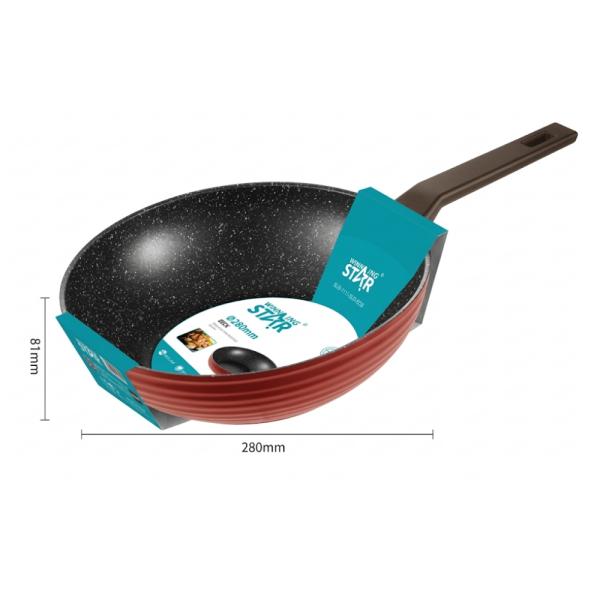 Wok WINNINGSTAR ST-5228 28 cm Antiadherente Aluminio Prensado