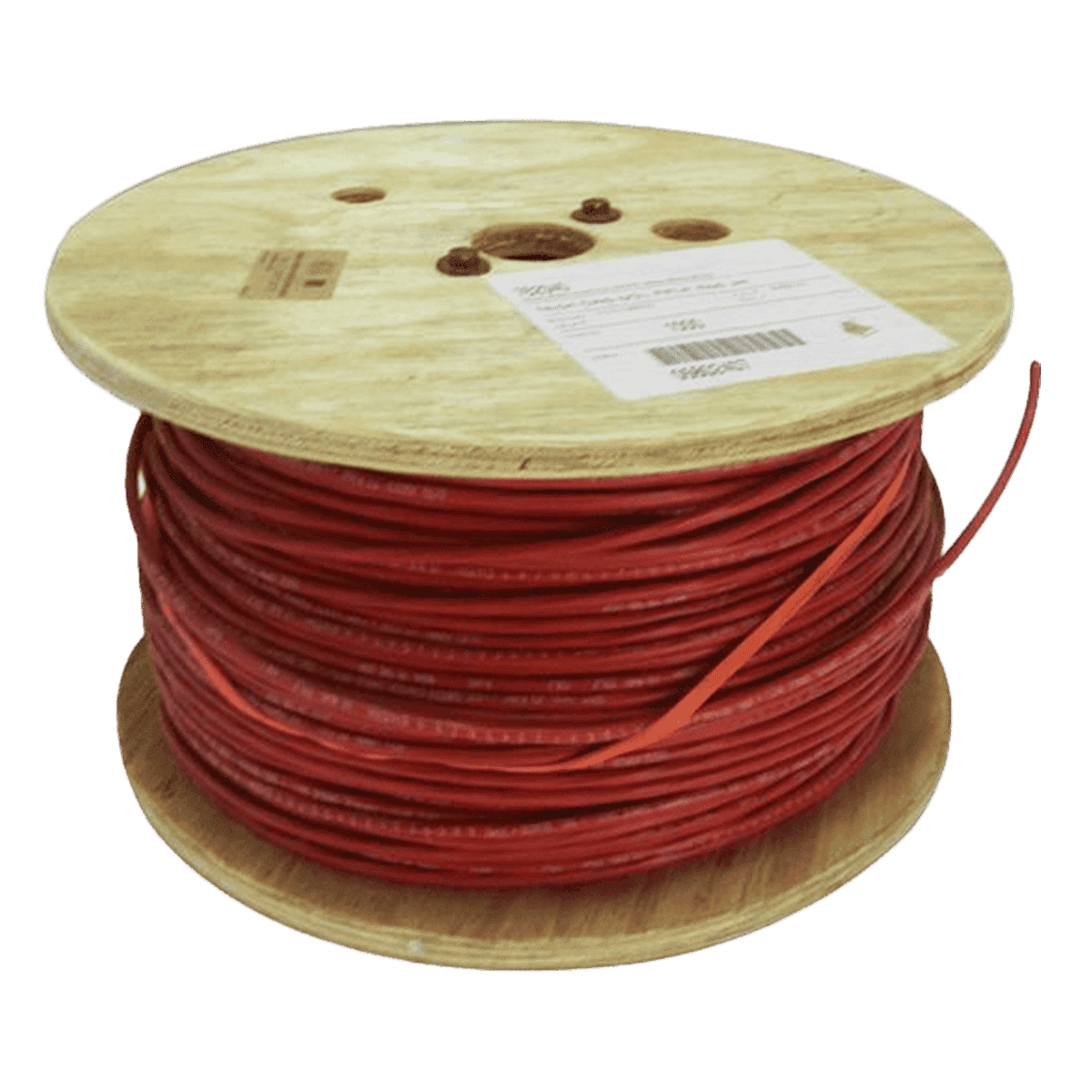 Cable contra incendios, Genesis, 4 x 18AWG, 305mts, tipo FPLR-CL2R, resistente al fuego, color rojo, adecuado para sistemas de detección de incendios y evacuación, 44031104