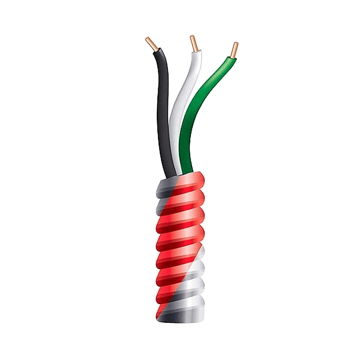 Cable de alarma, Genesis, contra incendio, 2 x 16AWG, armado MC, 76.2mts, 55468802