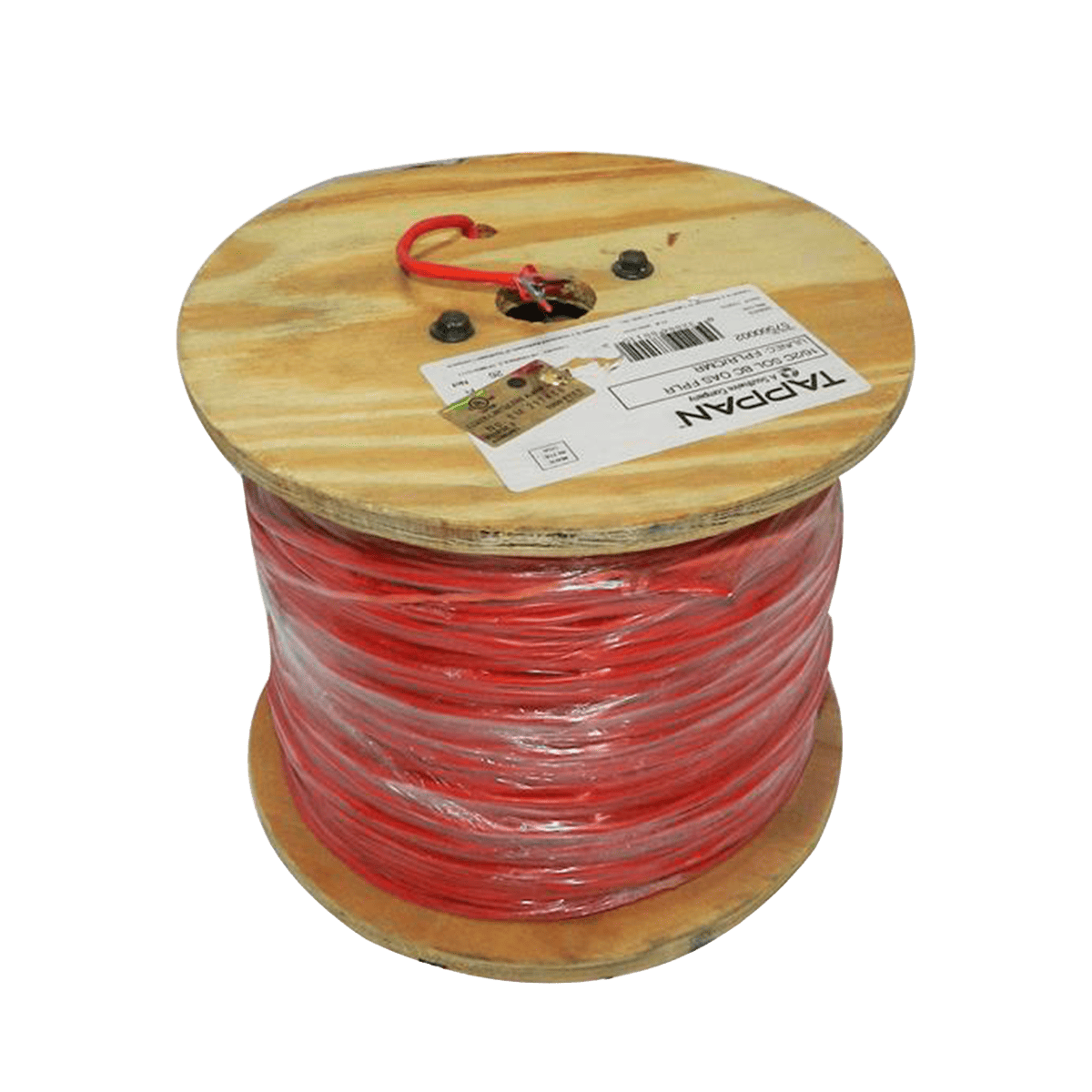 Cable de alarma, Genesis, bobina 305mts, 2 x 16AWG, color rojo, tipo FPLR-CL2R, UL, FT4, para sistemas de detección de incendio y sistemas de evacuación, 44061004