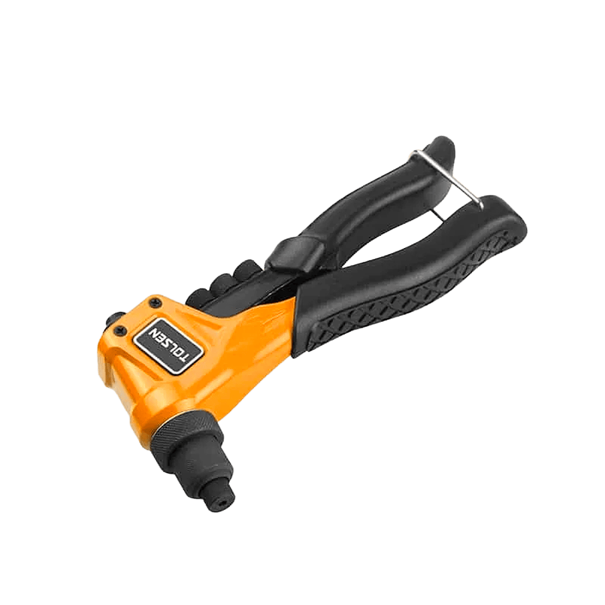 Remachadora manual, Tolsen, empuñadura ergonómica, cuerpo de aluminio, 8″, 190mm, 43099