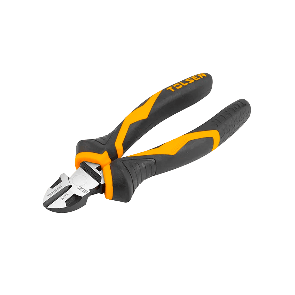 Alicate de corte diagonal, Tolsen, corta cable y alambre, 160mm, 6″, acero forjado, mango ergonómico, 10374