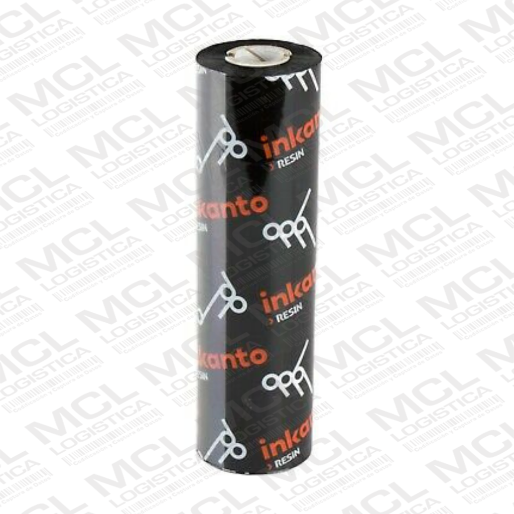 Ribbon de Resina Armor AXR7+ 110mm X 74m Negro