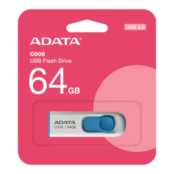 Memoria USB ADATA AC008 64 GB USB 2.0 USB-A