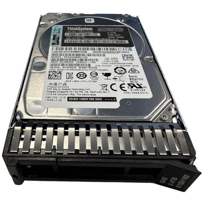 ThinkSystem 2.5" 2.4TB 10K SAS 12Gb Hot Swap 512e HDD