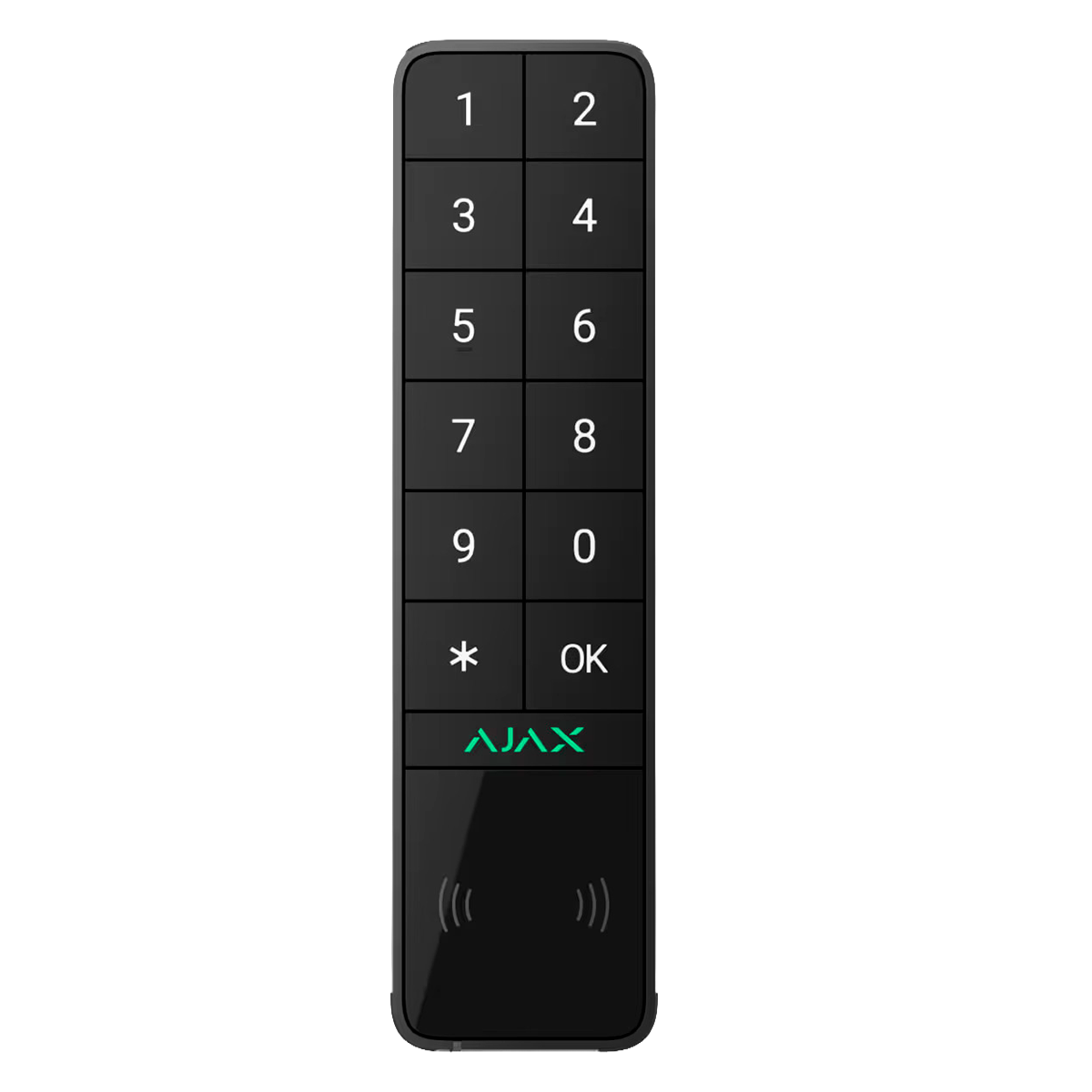 Teclado Ajax KeyPad Outdoor Jeweller Inalámbrico Exterior Negro